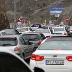 تصادف زنجیره‌ای باعث ازدحام خودروها در اتوبان تهران-پردیس شد