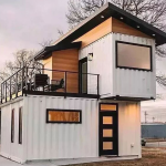 تحقق یک رویای معماری: خلق خانه‌ای شگفت‌انگیز با استفاده از دو کانتینر!