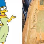 کشفِ شگفت‌انگیز: نقش شخصیت «سیمپسون‌ها» بر روی تابوت ۳۵ۀ۰ ساله‌ی مصر باستان!