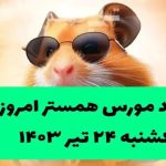 راز کد مورس همستر + همراه با آموزش رایگان گرفتن یک میلیون سکه