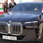 (ویدئو) پزشکیان سوار بر BMW آخرین مدل