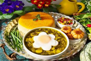 مواد اولیه برای تهیه یک باقلاقاتق خوشمزه