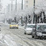 بارش برف شدید در جاده اسالم/ فیلم