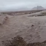 طغیان رودخانه‌ها و مسدود شدن جاده‌ها در خراسان‌‎جنوبی + ویدئو