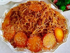 طرز تهیه ماکارونی با سویا و گوشت چرخ کرده + چه کنیم ماکارونی شفته نشه