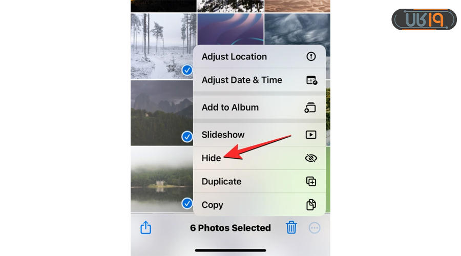 مخفی کردن عکس در ایفون iOS 18 