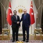 دیدار وزیر خارجه دولت انتقالی سوریه با اردوغان