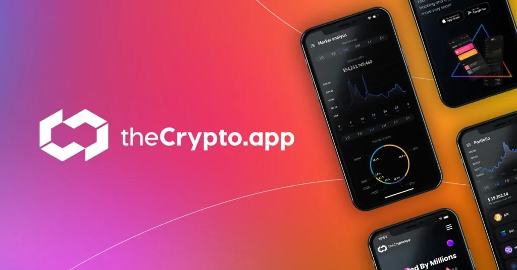 برنامه ساخت پورتفولیو ارز دیجیتال the crypto app