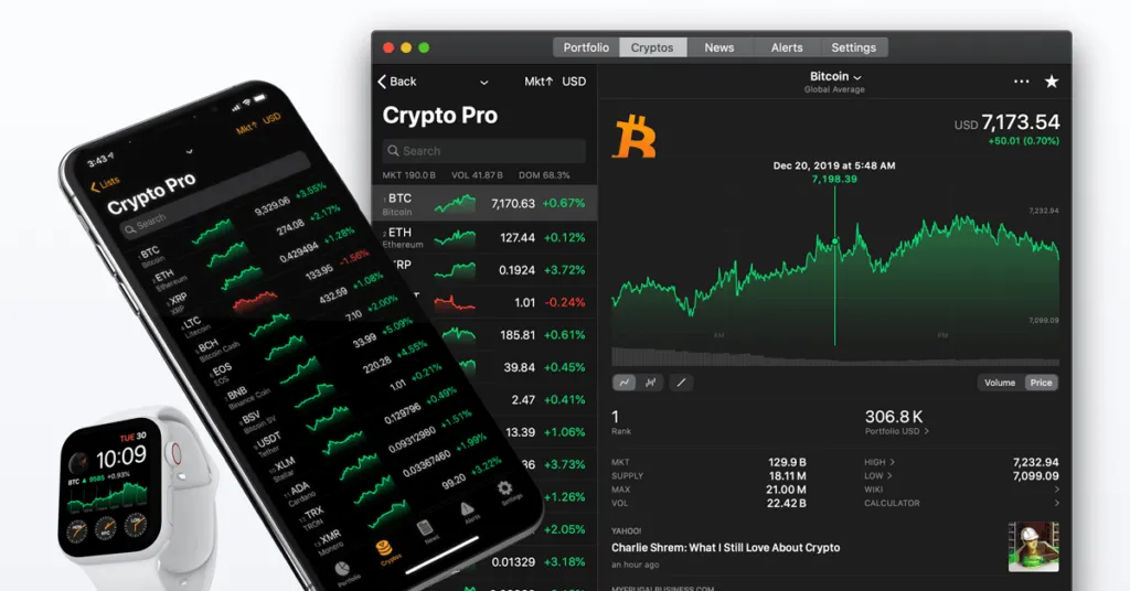 پورتفولیو ساز ارز دیجیتال crypto pro