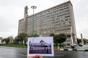 سفر به تهران قدیم؛ «ساختمان پست و تلگراف، میدان سپه»؛ دهه 30 + تصویر