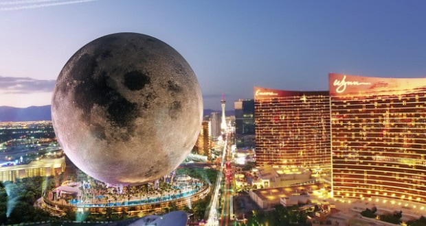 این سازه کروی غول‌پیکر، قدم زدن روی سطح ماه را شبیه‌سازی می‌کند