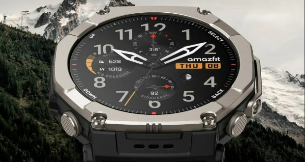 ساعت هوشمند Amazfit T-Rex Ultra 2 با تیتانیوم درجه 5، صفحه نمایش 3000 نیت و باتری بزرگ معرفی شد