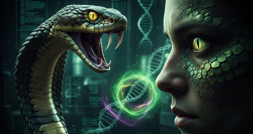 اشتراک ژنتیکی انسان و خزندگان: آیا انسان‌های سمی روزی واقعی می‌شوند؟
