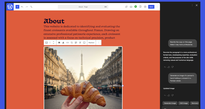 دستیار هوش مصنوعی وردپرس معرفی شد؛ ابزاری برای ویرایش خودکار و تولید محتوا